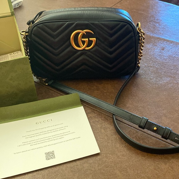 Camera Bag Gg Marmont MatelassÃ© Mini Bag Used Marmont Small